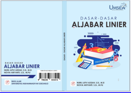 BUKU AJAR MATA KULIAH DASAR-DASAR ALJABAR LINEAR